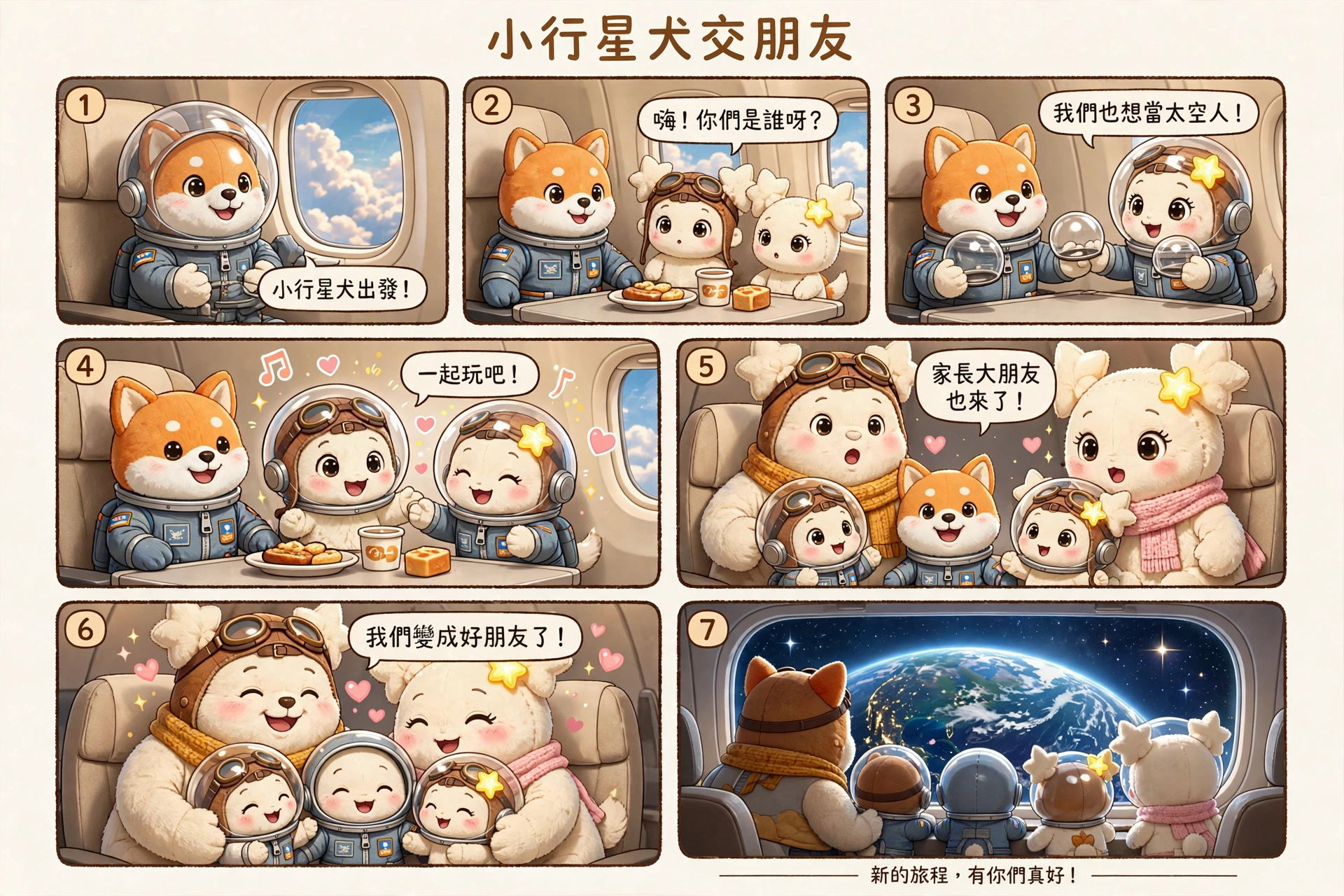 小行星犬交朋友：旅程漫畫第一話